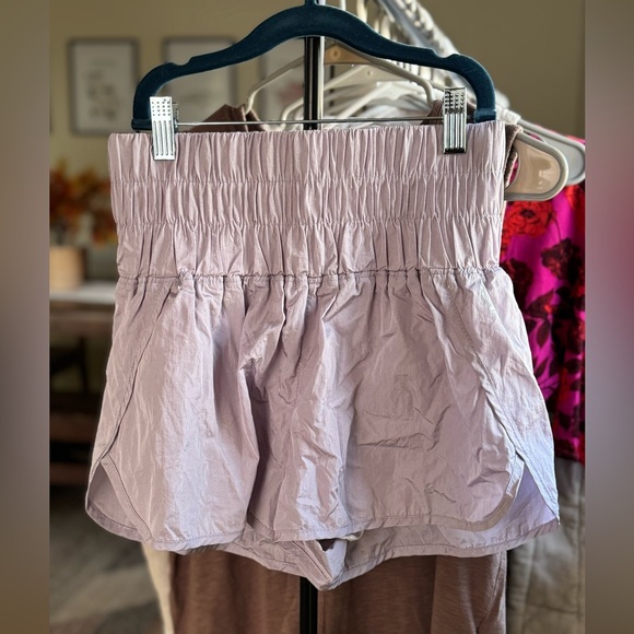 free people movement Pants - FP Movement by Free People Lavender Athletic Shorts